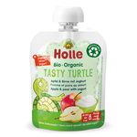 Purée La P'tite Tortue Gourmande (pomme-poire-yaourt) sans sucres ajoutés BIO 85 g – Holle