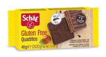 Quadritos - glutenfreie Waffeln mit Schokoladenüberzug 40 g - Schar