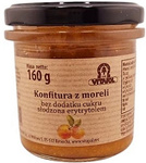 Aprikosenkonfitüre gesüßt mit Erythrit ohne Zucker 160 g