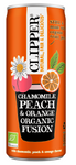 Boisson aromatisée à la camomille, à l'orange et à la pêche bio 250 ml - Clipper