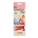 Dekorative 3D-Waffel Schmetterlinge bio (6 Stück) 2 g - DEKOBACK