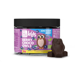 Hiboux en chocolat aux myrtilles avec vitamine C de l'acérola sans sucres ajoutés bio 120 g - Cocoa Kids