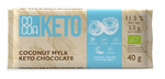 Biologische Keto Kokos Chocolade met MCT-olie zonder toegevoegde suiker 40 g – Cocoa