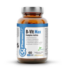 Complément alimentaire Vitamine B Complex 60 gélules 31,2 g (clean label) - Pharmovit