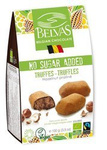 Belgische Bio Haselnuss-Schokoladentrüffel, ohne Zuckerzusatz, glutenfrei 100 g – Belvas