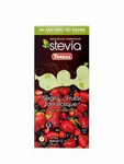 Chocolat noir aux fruits des bois sans sucre, sans gluten 125 g – Torras