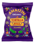 Chips de tortilla de maïs saveur jalapeño Bio sans gluten 100 g – Amaizin