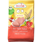 Biscuits avoine-blé fraise-banane-pomme dès 8 mois Bio 100 g – Fruchtbar