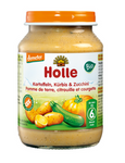 Glutenvrij pompoen - courgette - aardappel diner vanaf 6 maanden Demeter BIO 190 g (pot) - Holle