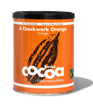 Fair Trade glutenvrije biologische sinaasappel-gember drinkchocolade 250 g – Becks Cocoa