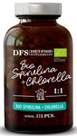 Chlorella + spirulina bio voedingssupplement 375 tabletten - DIET-FOOD