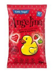 Angelina biologische glutenvrije maïspuffs met aardbei en appel, vanaf 10 maanden, 30 g – Little Angel