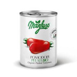 Biologische gepelde tomaten 400 g – Manfuso