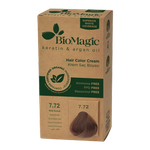 Beige blondes Haarfärbemittel (7.72) 250 g - Biomagic