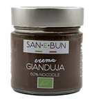 Gianduia crème - hazelnoten en cacao bio 200 g - SAN E BUN