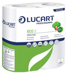 Witte keukenpapier 2 rollen, 2-laags, 11,8 m, 52 vellen, Ecolabel – Econatural