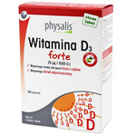 Vitamin D3 forte Nahrungsergänzungsmittel 100 Kapseln - PHYSALIS