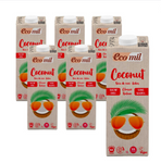 Set van 6 x Kokosnoot drink classic zonder suiker bio 1 l