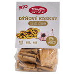 Crackers Bio aux graines de courge et ail, 100 g – Zemanka
