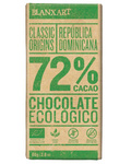 Bittere chocolade 72% Dominicaanse glutenvrij BIO 80 g