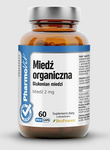 Cuivre organique (2 mg) complément alimentaire sans gluten 60 gélules - Pharmovit (clean label)