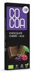 Chocolat cru cerise-açaï Bio 40 g – Cocoa