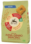 Biologische haver-boekweitkoekjes met extra vierge olijfolie (14%) 250 g – Alce Nero