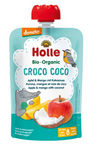 Compote en gourde Crocodile Coco (pomme - mangue - coco) sans sucres ajoutés dès 8 mois Demeter Bio 100 g – Holle