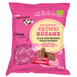 Caramels mous à la rose, sans produits laitiers, sans gluten, Bio, 150 g – Super Krówka