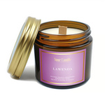 Soja-Duftkerze mit Holzdocht lavendel 120ml - Your Candle