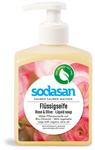 Savon liquide à la rose et à l'olive Bio 1000 ml – Sodasan