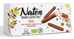 Naten biologische glutenvrije koekjes sticks met chocoladelaag 130 g
