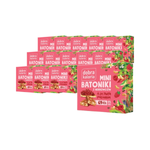 SET VAN 14 x Mini cashewrepen a'la frambozentaart 102 g - Dobra Kaloria