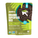 Snelkook zilvervliesrijst met kokosvlokken Jasberry Rice glutenvrij Biologisch 200 g - Calorie Watchers