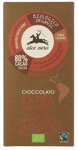 Fair trade glutenvrije bittere chocolade met cacaostukjes BIO 100 g