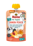 Purée en gourde pêche - banane - abricot - épeautre sans sucres ajoutés dès 8 mois Demeter Bio 100 g – Holle