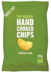 Dungesneden chips met room- en uiensmaak BIO 125 g