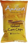 Biologische glutenvrije gezouten maïschips 150 g – Amaizin