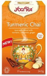 Yogi Tea Turmeric Chai biologische gouden kurkuma thee (17 x 2 g) 34 g