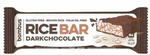 Barre de riz enrobée de chocolat noir sans gluten 18 g – Bombus