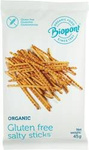 Glutenvrije gezouten sticks BIO 45 g