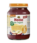 Glutenfreier Apfel - Heidelbeere ab 5 Monaten Demeter BIO 190 g (Glas) - Holle