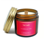 Duftende Sojakerze mit Holzdocht la belle vie 120 ml - Your Candle