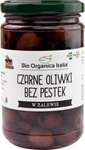 Biologische Zwarte olijven zonder pit in pekel, 280 g (160 g) pot – Bio Organica Italia