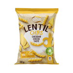Rode linzenchips met cheddarkaassmaak 100 g – Oho