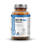 Vitamin B12 Nahrungsergänzungsmittel, 60 Kapseln, Clean Label, 17,4 g – Pharmovit