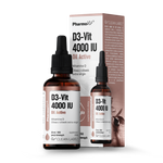 Vitamine D3 gouttes 100 mcg (4000 iu) complément alimentaire sans gluten 30 ml - Pharmovit
