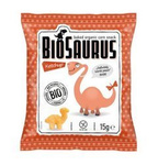 Biologische glutenvrije maïspuffs met ketchupsmaak 15 g – Biosaurus