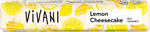 Biologische melkchocoladereep met citroen-cheesecakevulling 40 g – Vivani