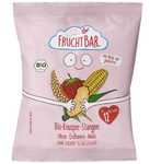 Aardbei gierst-maïs puffs vanaf 12 maanden biologisch 30 g – Fruchtbar